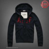 heren abercrombie and fitch pullover full-zip koningsblauw Kleren Outlet p3q37838